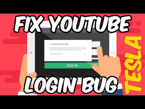 2 Ways To fix the Tesla YouTube Login Bug | Insecure Browser Error Message