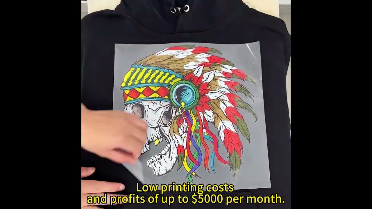 All cloth garment printer : Low print cost,high print speed, big prit profit !