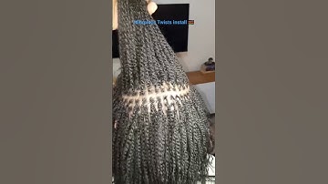 Microlocs install, Two strand twists method. 0768315514 to book. #starterlocs #nairobi #microlocs
