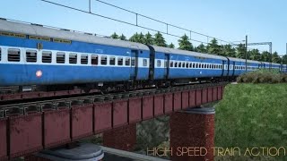 SuperFast Train Actions at Bridge Compilation | Indian Railways Railfaning | Train Simulator 2019 ❤️ screenshot 3