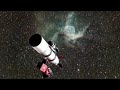Thors helmet nebula  live stack  image processing