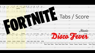Video thumbnail of "Fortnite - Disco Fever - Complete Music Score (incl. Tabs for Guitar, Bass, etc.)"