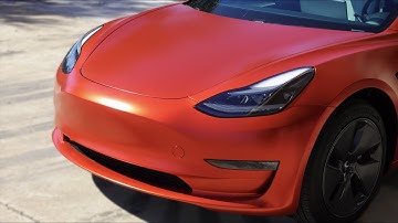 Best Looking Satin Chrome Red Model 3 | EVS Vlog