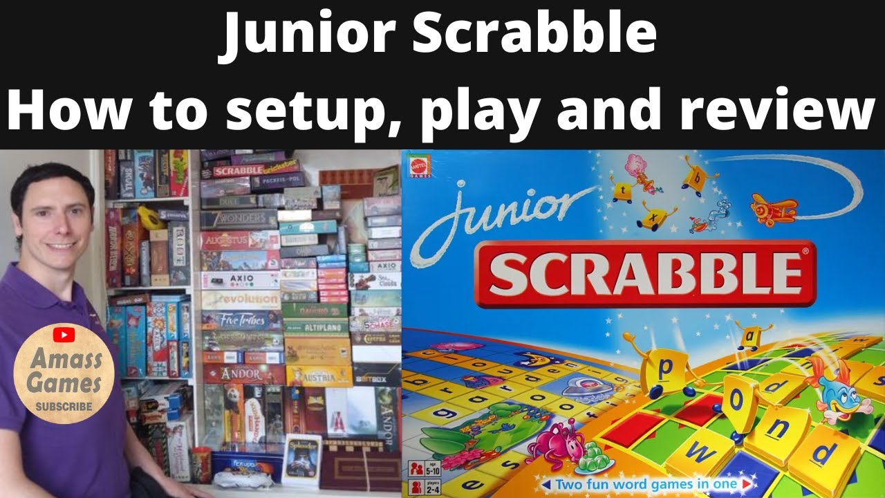 Scrabble junior by SPEAR GAMES children 5 to 10 years old