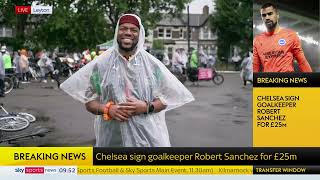BLACK UNITY BIKE RIDE ON SKY SPORTS NEWS
