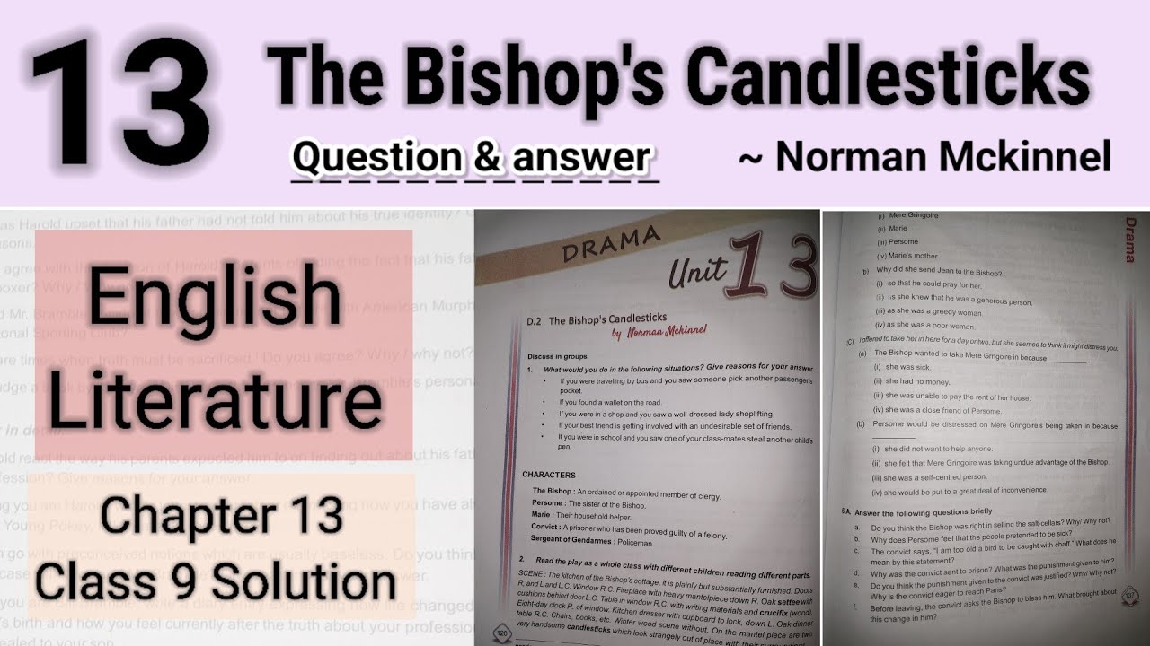 The Candlesticks Class 9 English Literature Chapter 14 (Drama) Question & Answers YouTube
