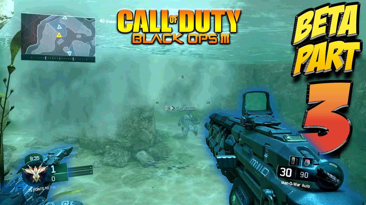 Call of Duty Black Ops 3 Beta Gameplay Part 3 - Swimming In Multiplayer ...