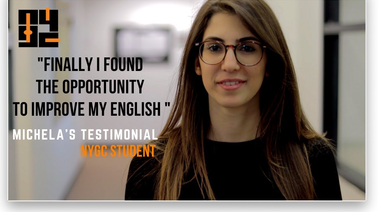 New York English School | English School Testimonial - Michela | NYGC