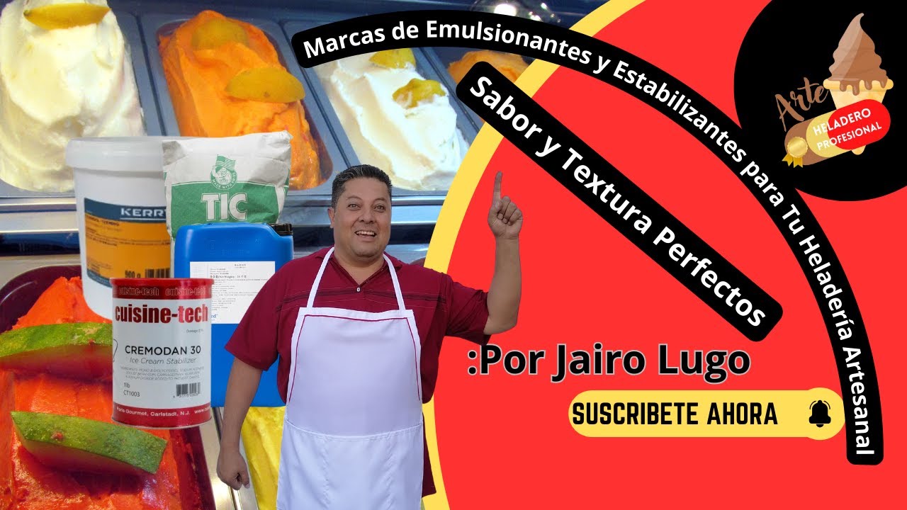 ¿Conseguir Sabor y Textura del Helado Artesanal? Descubre Claves de Emulsionantes y Estabilizantes