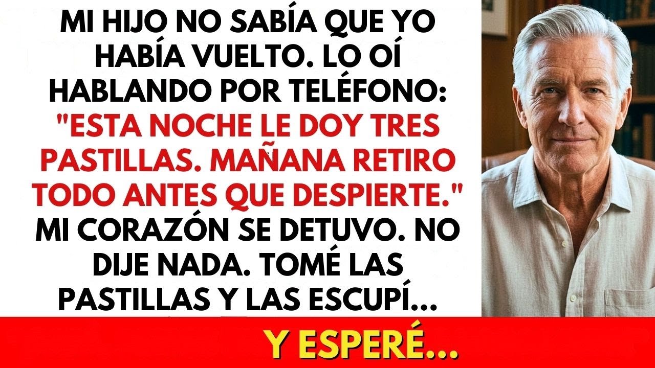 Volví A Casa Y Escuché A Mi Hijo Al Teléfono: "Esta Noche Le Doy Las Pastillas. Mañana Vacío Su...