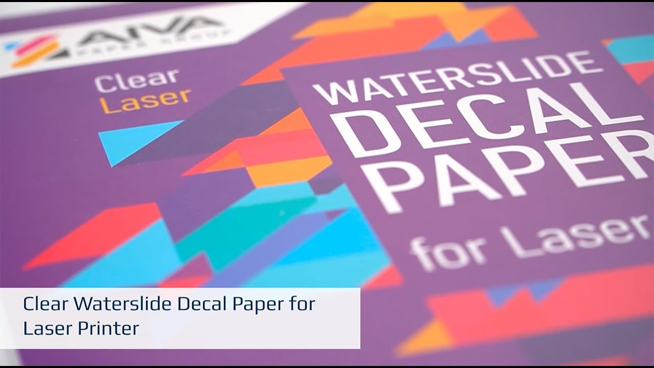 AIVA Paper - Laser Waterslide Paper (Clear) - How to use