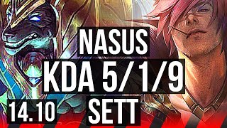 NASUS vs SETT (TOP) | 5/1/9 | KR Diamond | 14.10