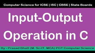 basic input output operation in C language | c language | c tutorial in hindi | computer class 10