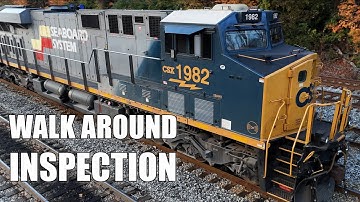 How Engineers Inspect a Locomotive (Walk-Around Explained)