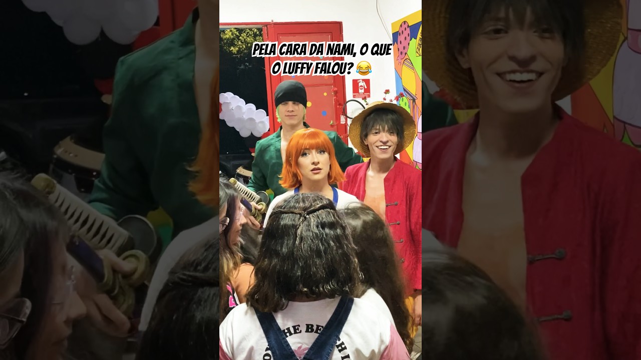 Luffy, Zoro e Nami - Cosplays de One Piece #onepiececosplay #onepiece