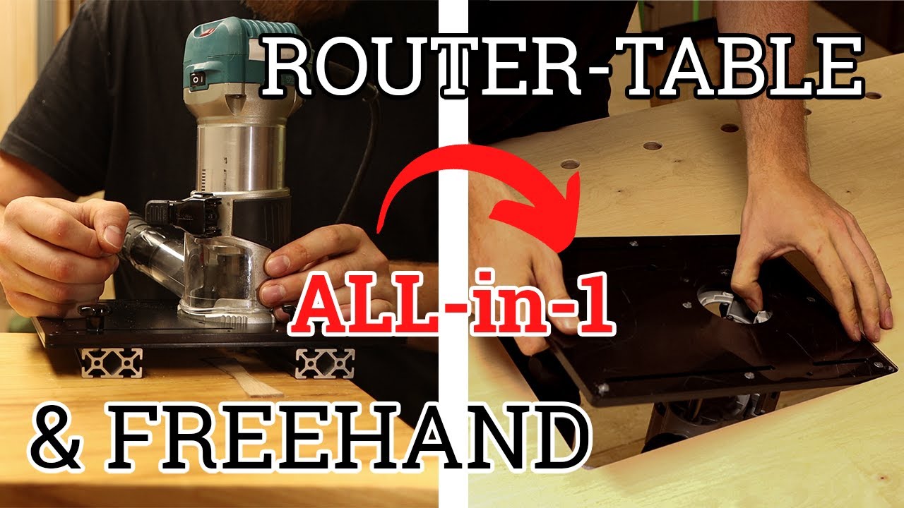 The ONLY router jig you'll ever need - Freehand AND router table in one ...