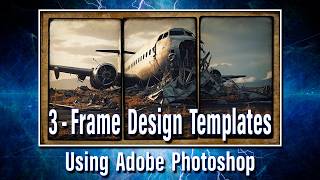 3 - Frame Design Templates using Adobe Photoshop.