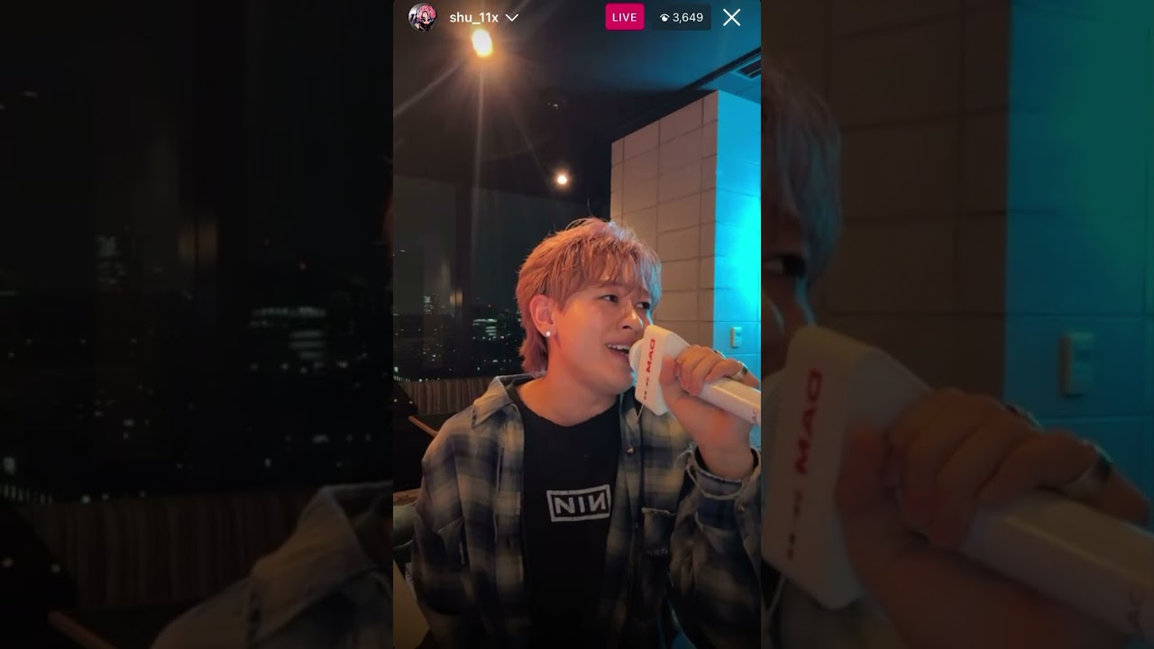 【シューヤ】インスタライブ「カラオケ配信🎤」23.09.08