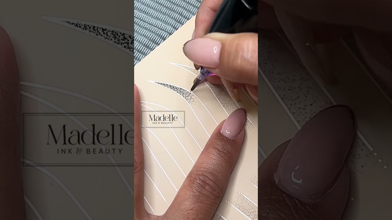 Powder shading in real time on practice skin - First Pass 