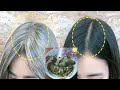 My 45 Years Sister Applied Natural Dye Once A Week &amp; Covered White Hair Naturally | White Hair Dye