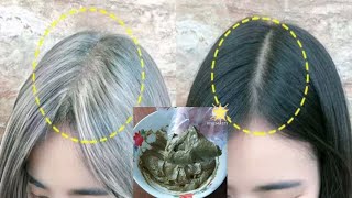 My 45 Years Sister Applied Natural Dye Once A Week & Covered White Hair Naturally | White Hair Dye