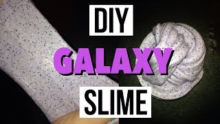 HOW TO MAKE GALAXY SLIME + poking noises!!!! screenshot 2