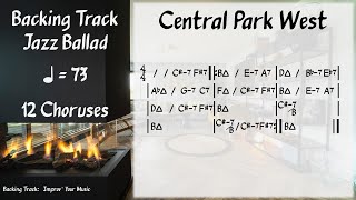 Central Park West (73 BPM) - Backing Track