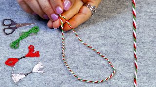 Three Color Twisted Cord