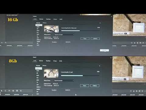 💻🎞️ Rendering Speed Test Comparison 8 GB RAM vs 16 GB RAM