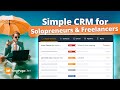 Best CRM for Freelancers and Solopreneurs (2026) | Simple Client Management