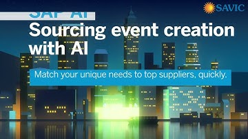Sourcing event creation with AI