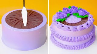 Stunning Cake Decorating Technique Like a Pro 😱 Most Satisfying Chocolate Cake Decorating Ideas