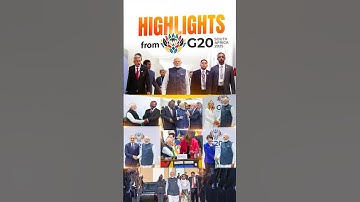 PM Modi leading a successful G20 summit in Johannesburg, South Africa | #g20 | #shorts