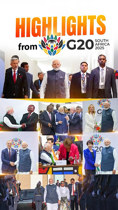 PM Modi leading a successful G20 summit in Johannesburg, South Africa | #g20 | #shorts
