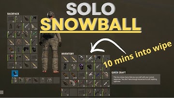 this is how to snowball as solo... Rust
