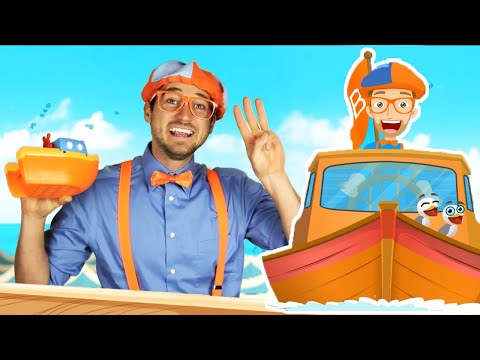 Blippi Boat Song - Learn To Count for Children - Blippi Songs | Educational Videos