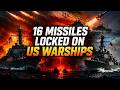 16 Missiles Aimed at US Warships? Iran vs America Standoff