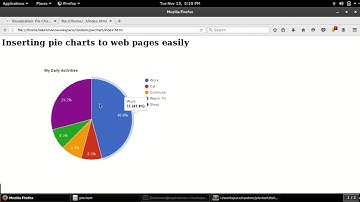 Inserting Pie Charts into your web pages in the easiest way