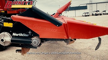 2008 Geringhoff Northstar 12 row folding corn heads