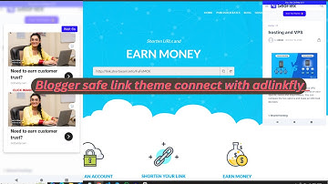 How to setup adlinkfly redirect on blogger safe link || complete guide adlinkfly setup