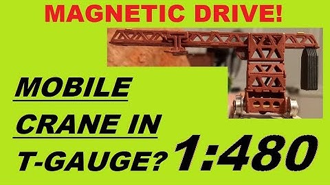 T-gauge pojízdný jeřáb (1:480) / T-gauge mobile crane (1:480)