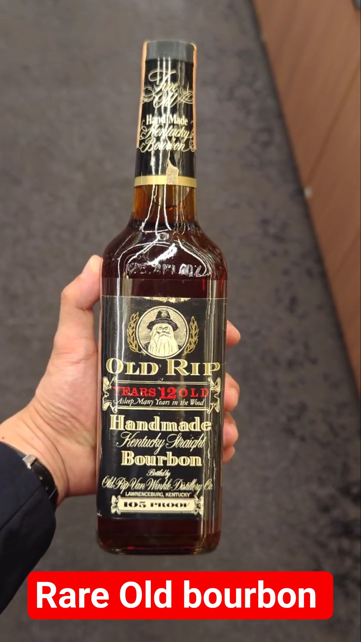 old rip 12 years old bourbon whisky - YouTube