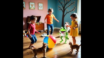 The Bouncy Ball Dance Party + More Fun Nursery Rhymes and Kids Songs