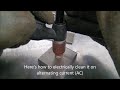 TIG Welding Aluminum Tip - How to Electrically Clean Contaminated Tungsten - No Grinder