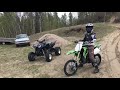 Kx 85 out riding