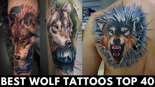Best Wolf Tattoos TOP 40