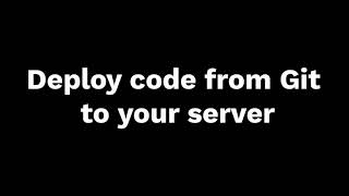 Deploy websites from Github to your FTP server