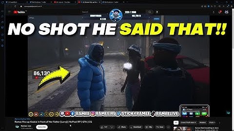 Swizz Reacts to Ramee Rizzing Up Kookie Infront Of Her Father! | NoPixel RP | GTA