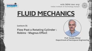 Lecture 31: Flow Past a Rotating Cylinder : Robins - Magnus Effect