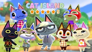 Animal Crossing New Horizons 5 Star Cat Island Tour